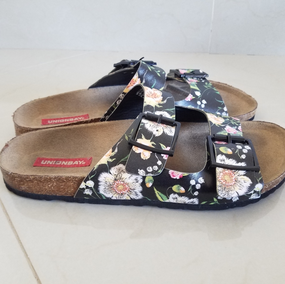 Unionbay floral sandals